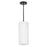 Lark Lane 1 Light Extra Small Pendant, Black/Cased Opal