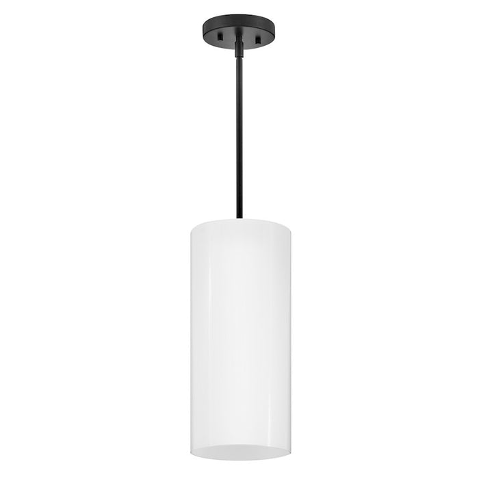 Lark Lane 1 Light Extra Small Pendant, Black/Cased Opal