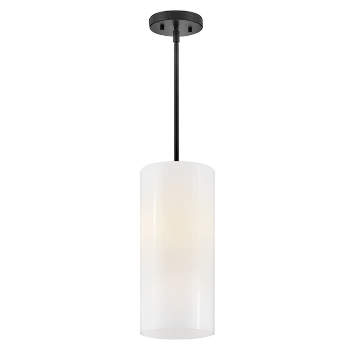 Lark Lane 1 Light Extra Small Pendant, Black/Cased Opal