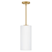 Lark Lane 1 Light Extra Small Pendant, Lacquered Brass/Cased Opal - 83377LCB-CO