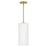 Lark Lane 1 Light Extra Small Pendant, Lacquered Brass/Cased Opal - 83377LCB-CO