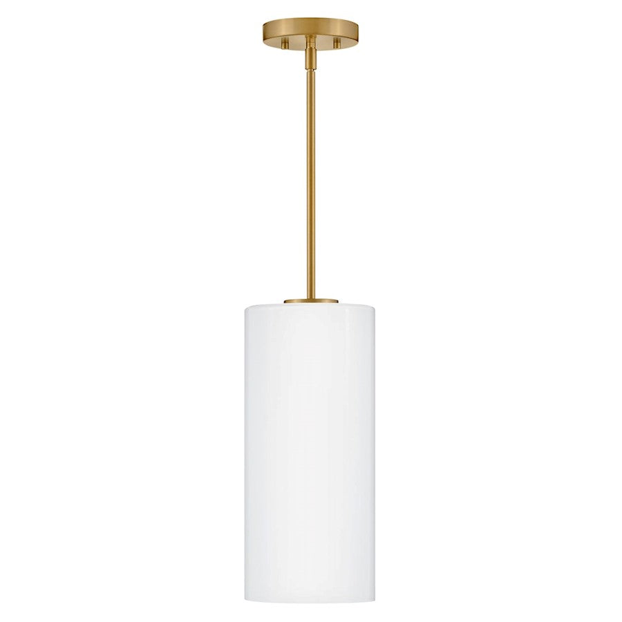 Lark Lane 1 Light Extra Small Pendant, Lacquered Brass/Cased Opal - 83377LCB-CO