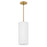 Lark Lane 1 Light Extra Small Pendant, Lacquered Brass/Cased Opal