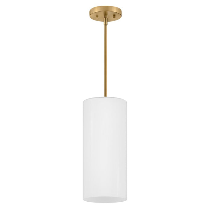 Lark Lane 1 Light Extra Small Pendant, Lacquered Brass/Cased Opal