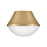 Lark Haddie 1 Light Small Flush Mount, Lacquered Brass/Cased Opal - 83411LCB