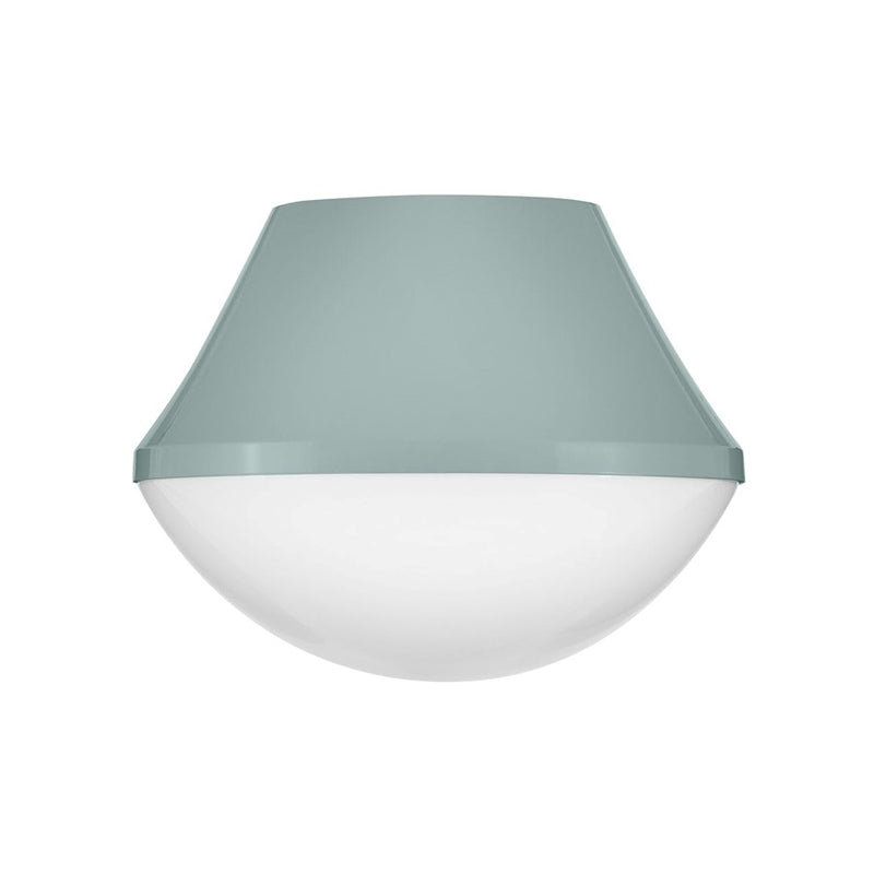 Lark Haddie 1 Light Small Flush Mount, Seafoam/Cased Opal