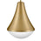 Lark Haddie 1 Light Small Pendant, Lacquered Brass/Cased Opal