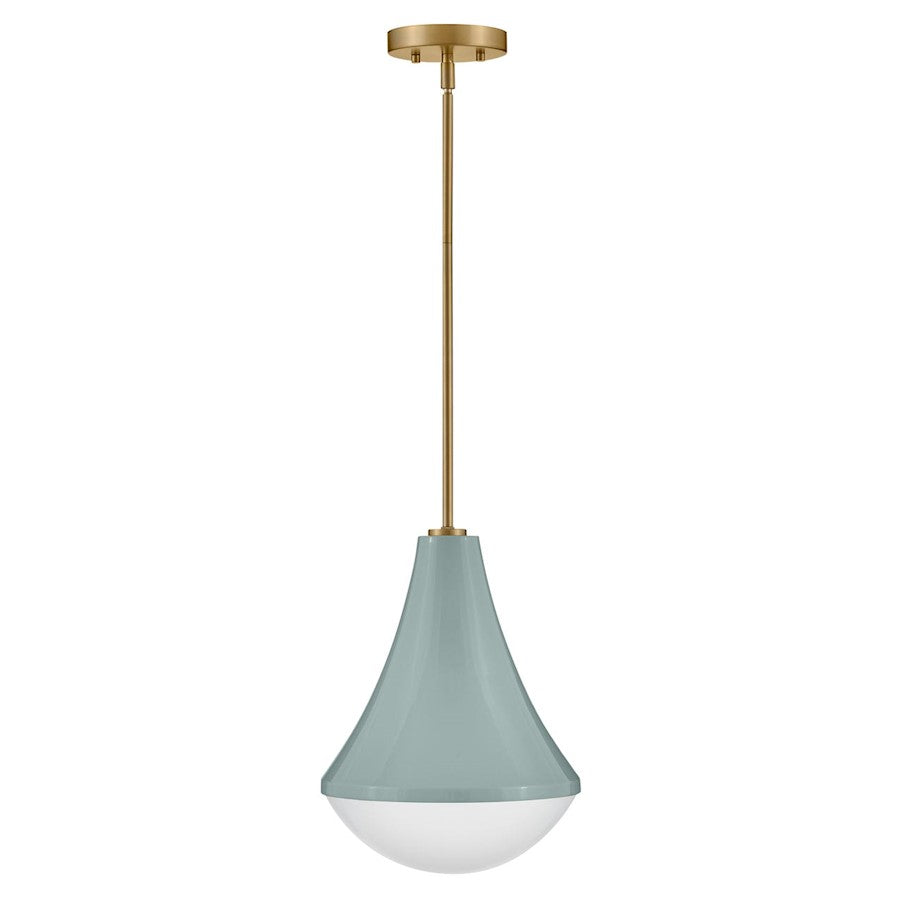 Lark Haddie 1 Light Small Pendant, Seafoam/Cased Opal - 83417SF