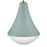 Lark Haddie 1 Light Small Pendant, Seafoam/Cased Opal