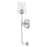 Lark Kline 1 Light Medium Bath Vanity, Chrome/Clear - 83450CM