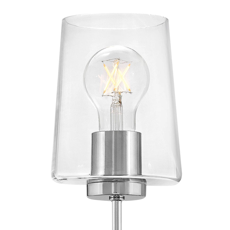 Lark Lighting Kline 1-Light Bath Vanity Light | Chrome | Modern Vanity Light Above the Bathroom Mirror | Damp Rated Hardwired Installation | 83450CM