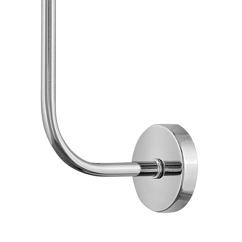 Lark Kline 23in 1-Light Bathroom Vanity Light | Modern Chrome Steel and Clear Glass | Bathroom Vanity & Powder Room | 6 x 5 x 23 in | Model 83450CM