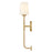 Lark Kline 1 Light Large Tall Sconce, Lacquered Brass/Etched Opal