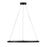 Lark Kenna LED Medium Single Tier Chandelier, Black/Acrylic Lens