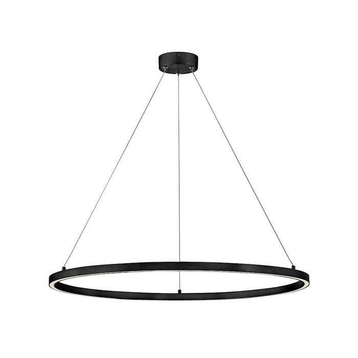 Lark Kenna LED Large Single Tier Chandelier, Black/Acrylic Lens - 83465BK