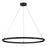 Lark Kenna LED Large Single Tier Chandelier, Black/Acrylic Lens