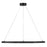 Lark Kenna LED Large Single Tier Chandelier, Black/Acrylic Lens