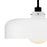 Lark Maisie 1 Light Medium Pendant, Black/Cased Opal