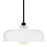 Lark Maisie 1 Light Medium Pendant, Black/Cased Opal