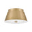 Lark Tess 2 Light Small Flush Mount, Lacquered Brass/Etched - 83511LCB