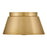 Lark Tess 2 Light Small Flush Mount, Lacquered Brass/Etched