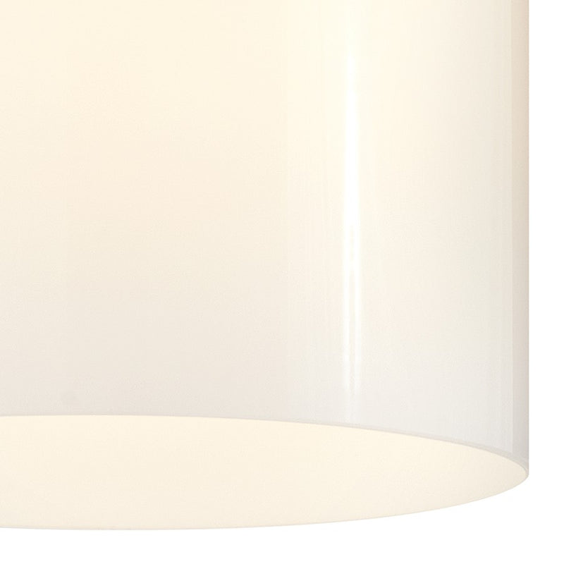 Lark Pippa 8.5in 1-Light Flush Mount | Transitional Black Steel and Cased Opal Glass | Hallway & Closet | 8.5 x 8.5 x 9.5 in | Model 83533BK
