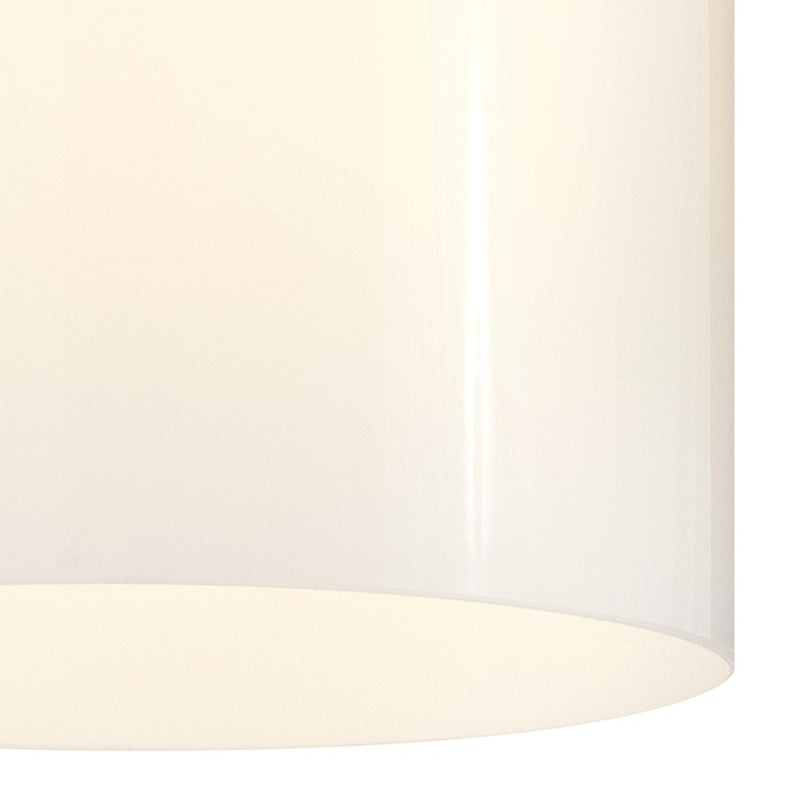 Lark Pippa 8in 1-Light Flush Mount | Transitional Lacquered Brass and Cased Opal Glass | Hallway & Closet | 8 x 8 x 9 in | Model 83533LCB