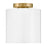 Lark Pippa 1 Light Extra Small Flush Mount, Brass/Cased Opal