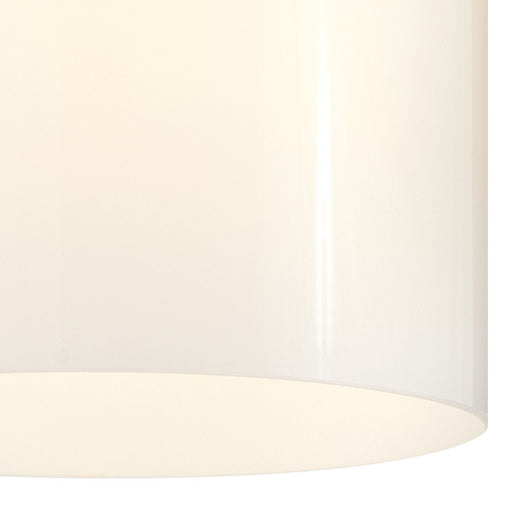 Lark Pippa 1 Light Extra Small Flush Mount, Nickel/Cased Opal