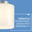 Lark Pippa 1 Light Extra Small Flush Mount, Nickel/Cased Opal