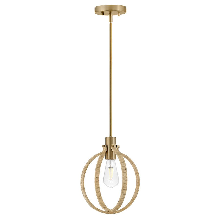 Lark Fallon 1 Light Medium Pendant, Lacquered Brass - 83557LCB-BAM