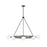 Lark Orla 10 Light Large Single Tier Chandelier, Black - 83610BK