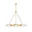 Lark Orla 10 Light Large Single Tier Chandelier, Lacquered Brass - 83610LCB