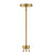 Lark Orla 10 Light Large Single Tier Chandelier, Lacquered Brass