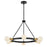 Lark Orla 6 Light Medium Single Tier Chandelier, Black