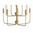 Lark Austen 10 Light 30" Multi Tier Chandelier, Lacquered Brass