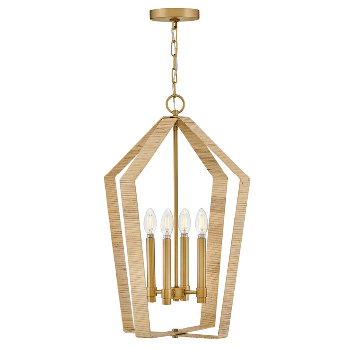 Lark Sammi 4 Light Large Pendant, Lacquered Brass - 83644LCB