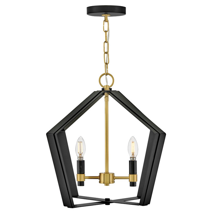 Lark Sammi 2 Light Large Pendant, Black