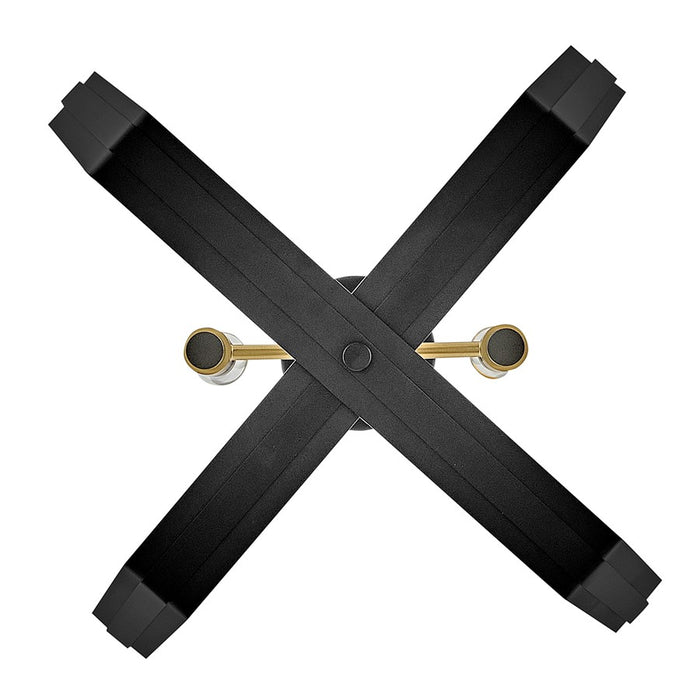 Lark Sammi 2 Light Large Pendant, Black