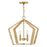 Lark Sammi 2 Light Large Pendant, Lacquered Brass