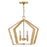 Lark Sammi 2 Light Large Pendant, Lacquered Brass
