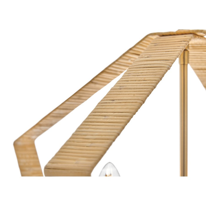 Lark Sammi 2 Light Large Pendant, Lacquered Brass