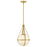 Lark Colby 1 Light 11" Pendant, Lacquered Brass/Cased Opal