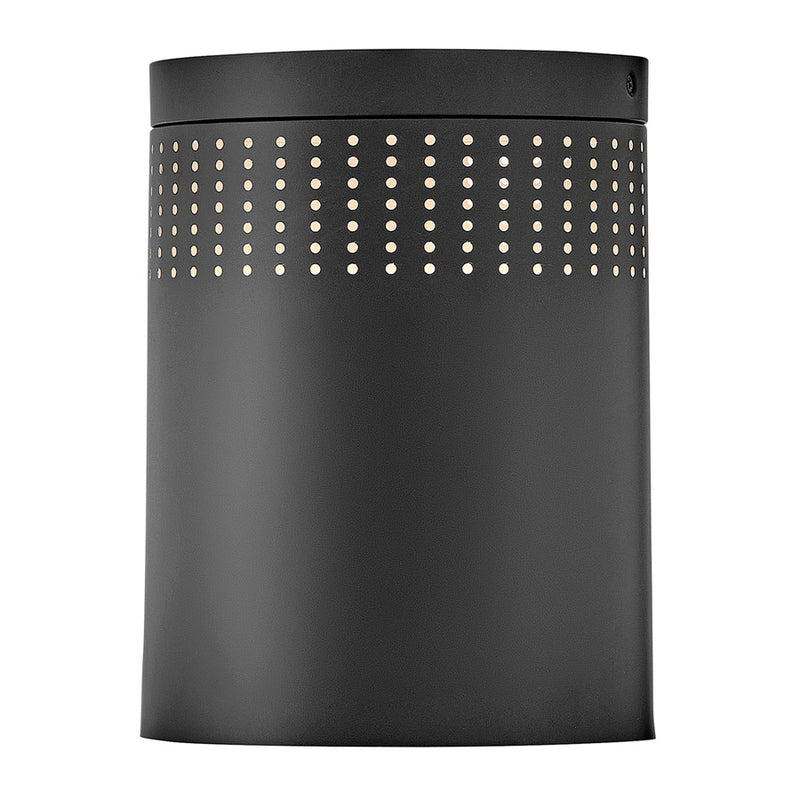 Lark Casey 1 Light 7.5" Flush Mount, Black