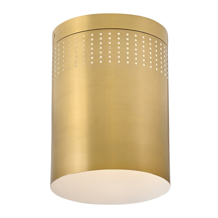 Lark Casey 1 Light 7.5" Flush Mount, Lacquered Brass