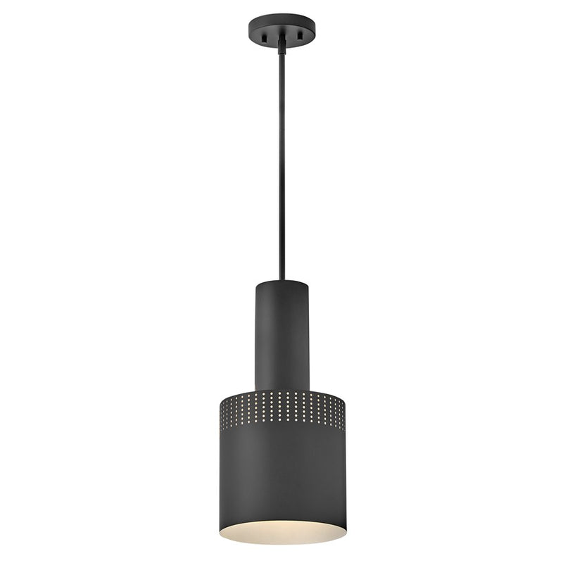 Lark Casey 1 Light 9" Pendant, Black