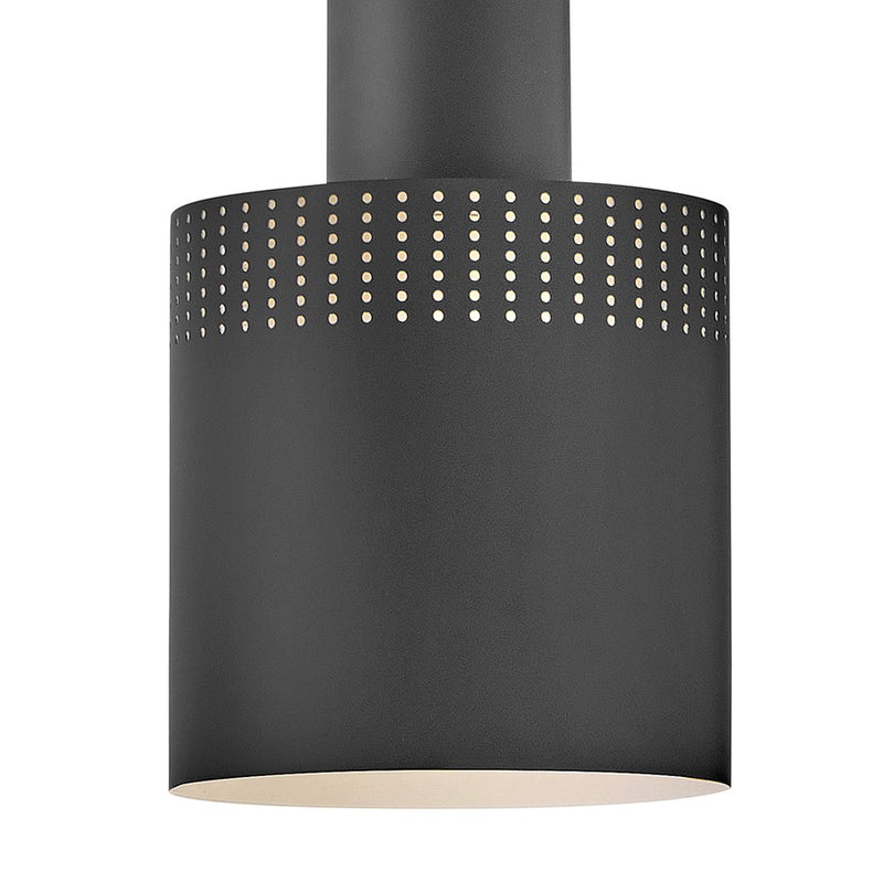 Lark Casey 1 Light 9" Pendant, Black