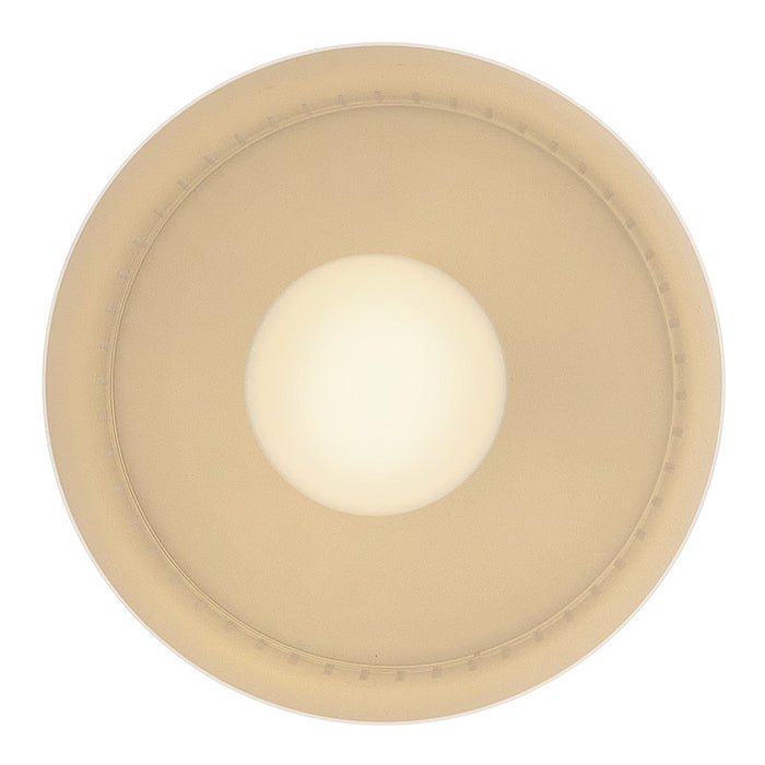 Lark Casey 1 Light 9" Pendant, Lacquered Brass/Satin Off White