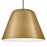 Lark Madi 1 Light Large Pendant, Lacquered Brass