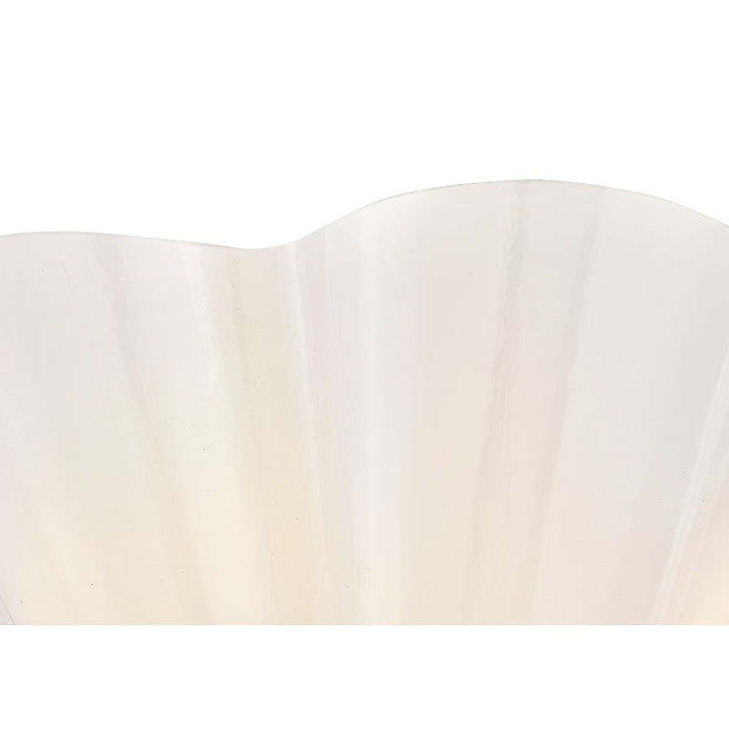 Lark Honey 15in 3-Light Semi-Flush Mount | Classic Black Steel and Cased Opal Glass | Entryway & Hallway | 15 x 15 x 7 in | Model 83713BK